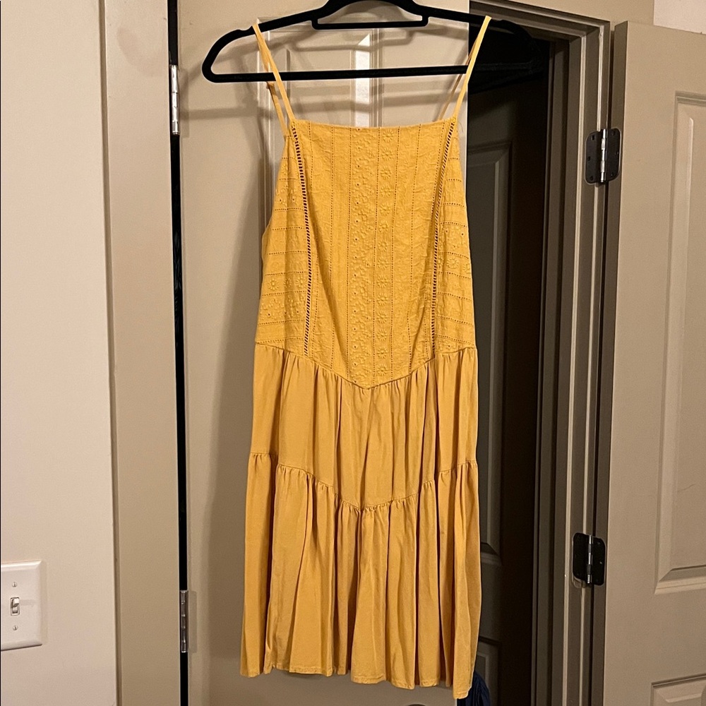 Wild Fable Mustard Yellow Mini Dress